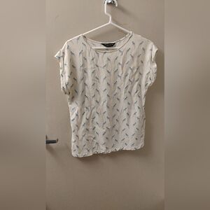 Dorothy Perkins Novelty Bird Print Blouse Sz 10 UK Sz 6 US